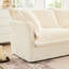 - Crème, luxe avec des matériaux, éléments de design élégants, housses souples amovibles, sièges confortables, sièges confortables, assemblage facile