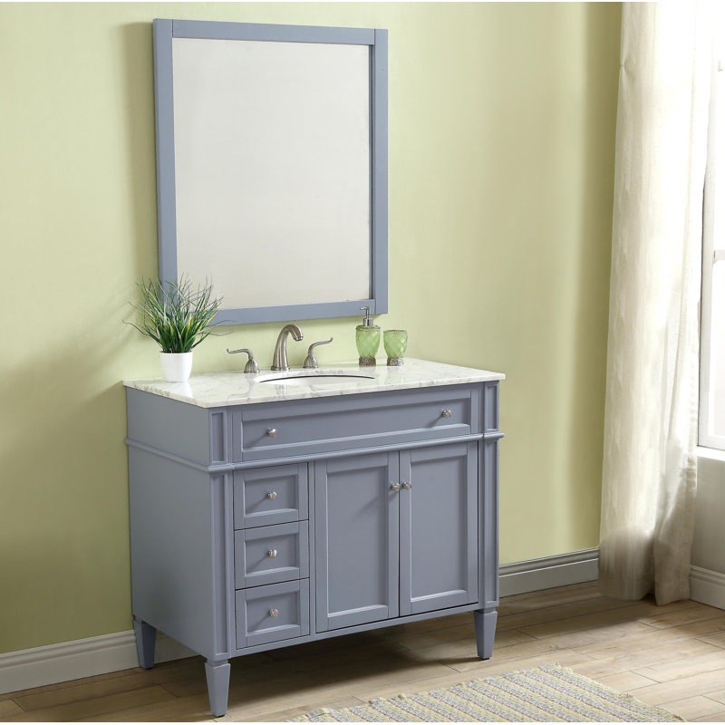 Rivers 40" Single Bathroom Vanity, Grey