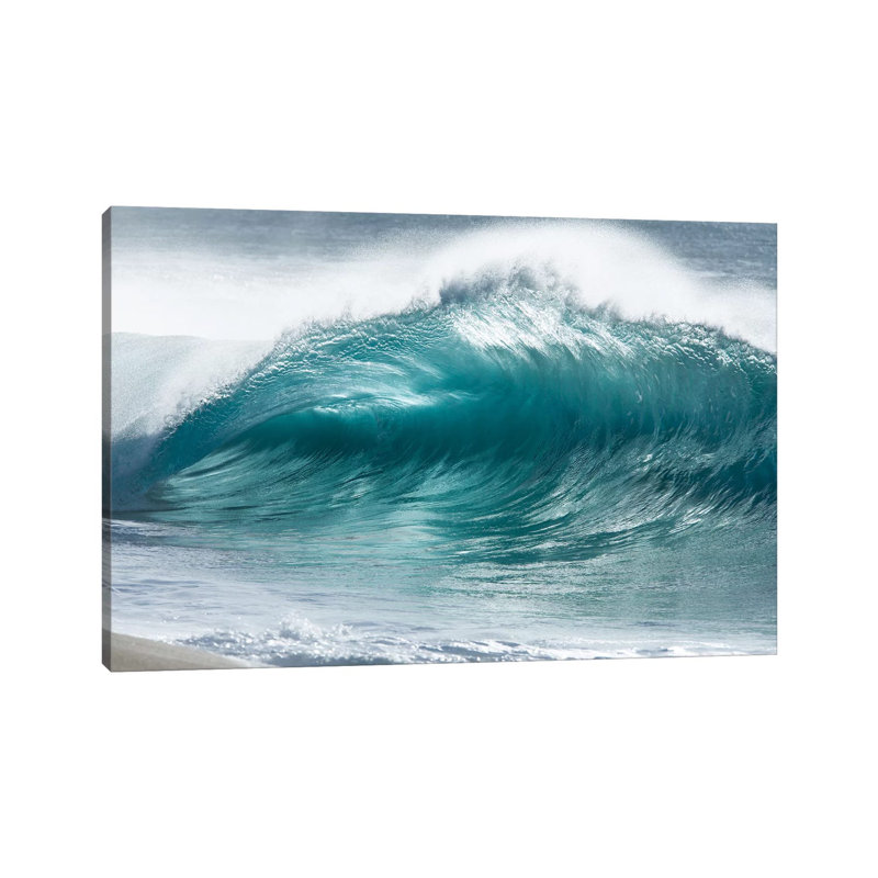 Frosty Curl 1 Piece Wrapped Canvas Wall Art, 152.5 cm H x 101.5 cm W