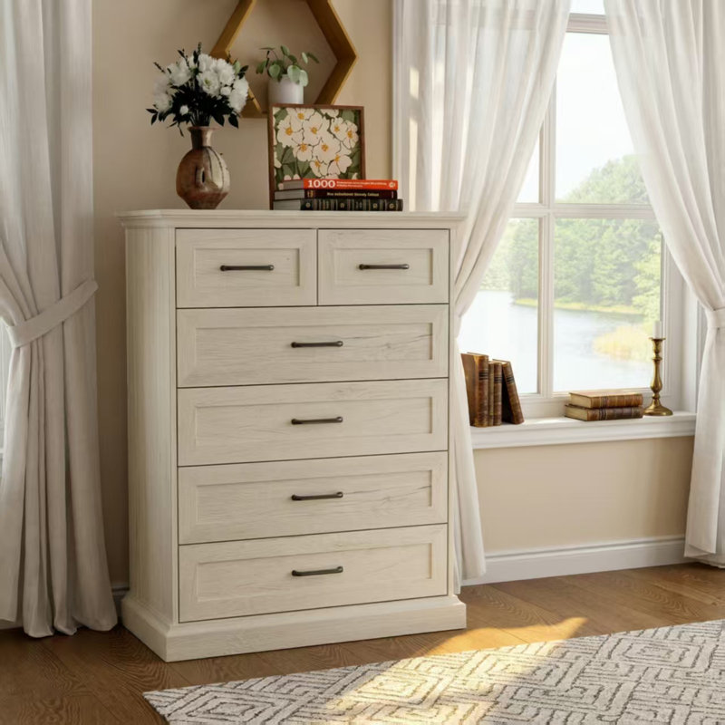 Commode verticale 6 tiroirs H 40,4 "