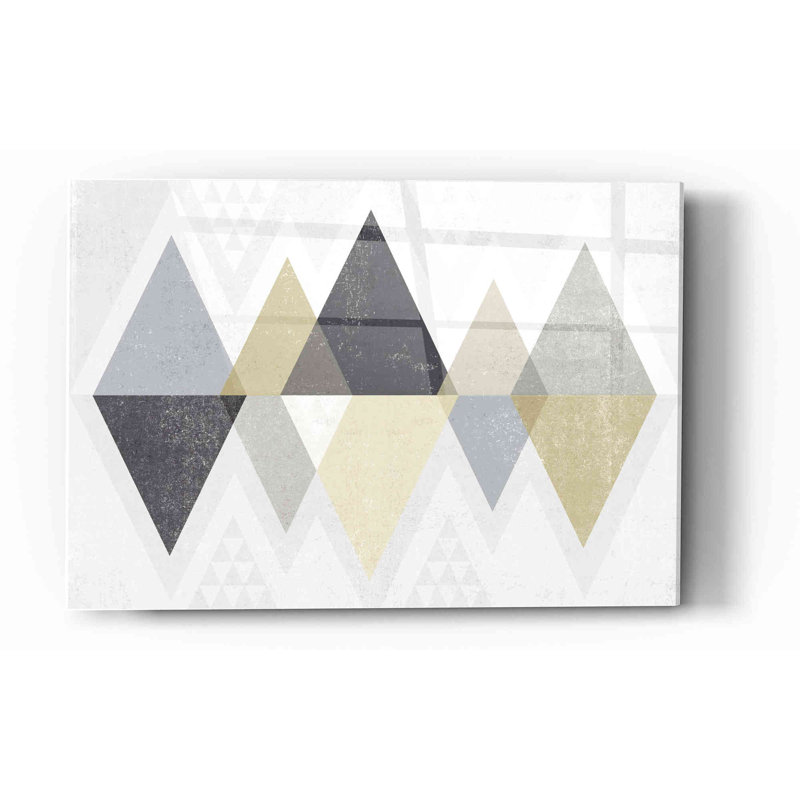 "Mod Triangles II Archroma" par Michael Mullan, H 12 po x l 16 po x P 0,12 po