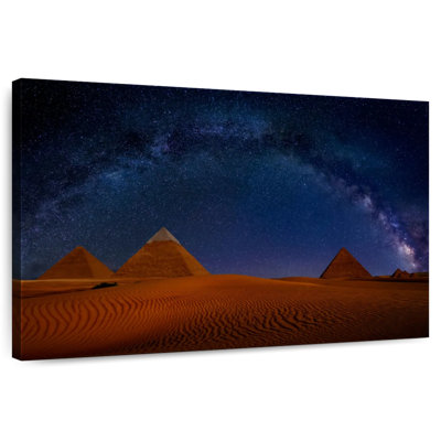 Adella Starry Sky Over Giza Pyramids