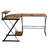 L-Shaped Iron Computer Desk-980119713