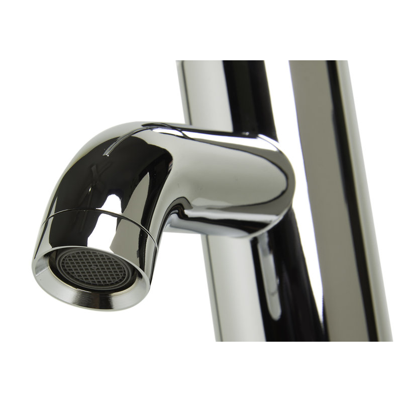 Single-Hole Single-handle Bathroom Faucet, Polished Chrome