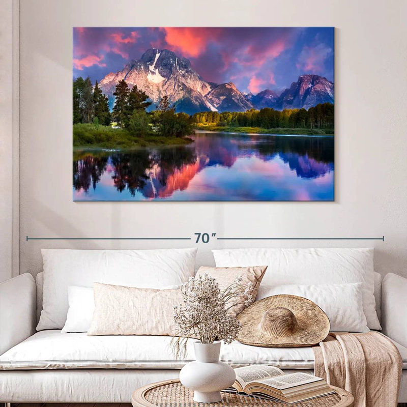 Alvord Oxbow Bend Sunrise Sky, H 34 po x l 51 po
