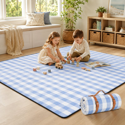 80x 80inch Waterproof And Foldable Beach Blanket