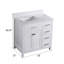 Ensemble de meuble-lavabo simple 36 po Pisani