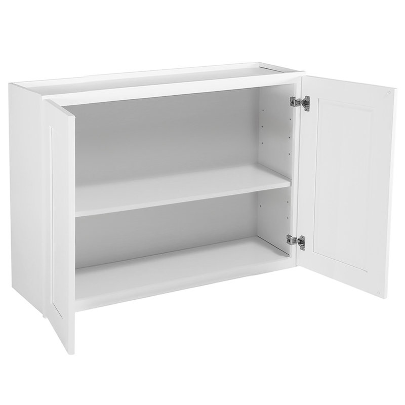 Armoire de cuisine style Shaker de Design House Brookings (prête à assembler), H 24 po x l 33 po, Blanc
