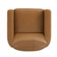 Chaise d'appoint en bois avec coussin amovible