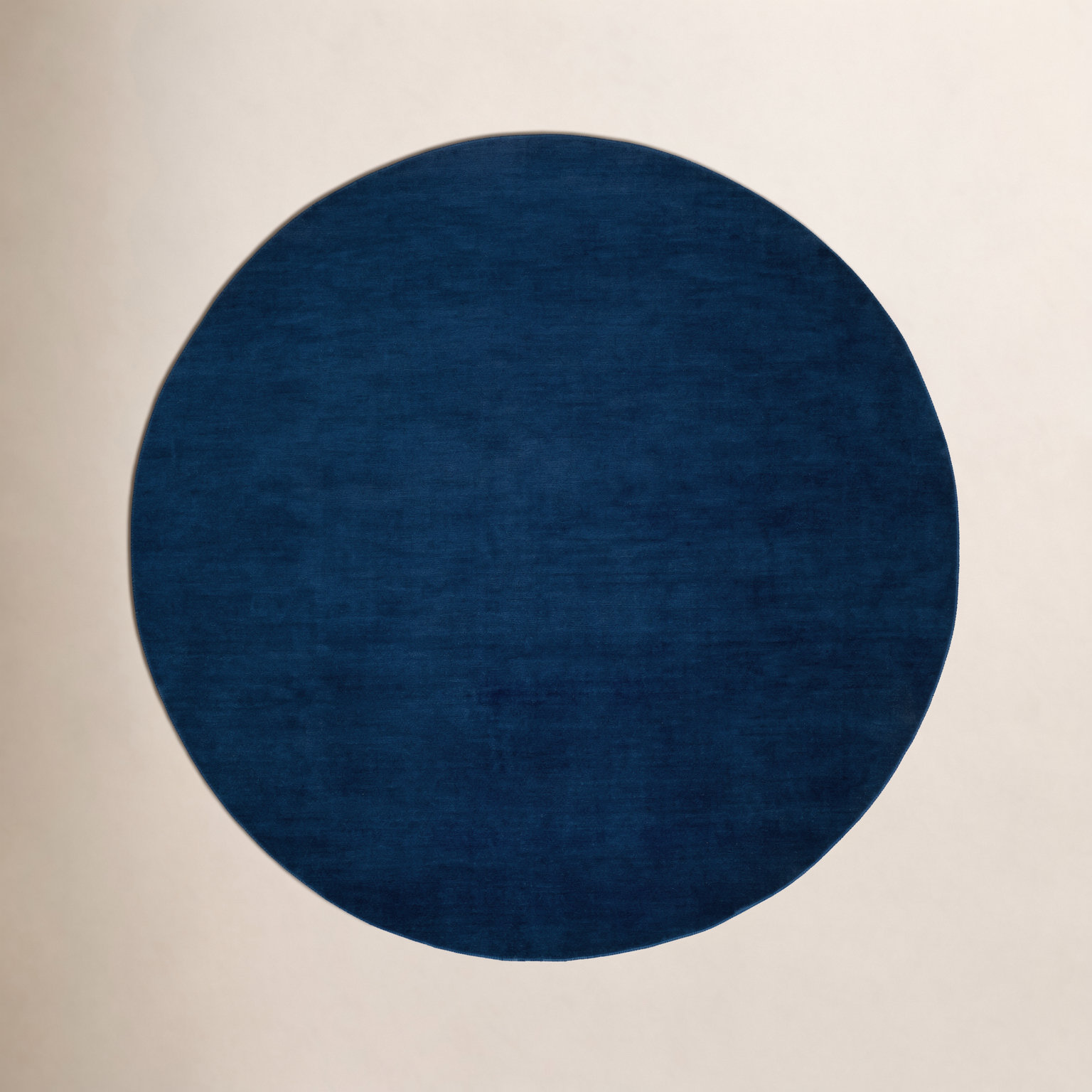 Clio Hand-Loomed Cream Wool Rug, Round 10'