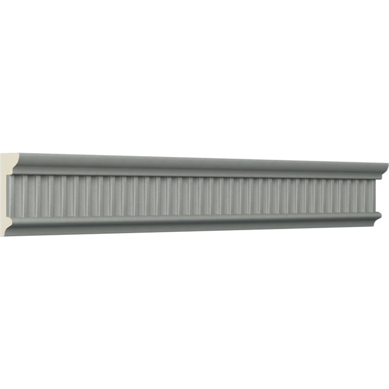 Primed White Polyurethane Crown Chair Rail Moulding Set