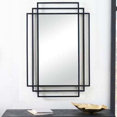 Iron Rectangle Wall Mirror