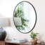 Miroir mural rond en métal Adelina-118183666