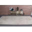 Grand tapis turc vintage beige neutre pour une utilisation dans la cuisine, la salle à manger et les espaces de bureau avec un attrait bohème vif tissé à la main