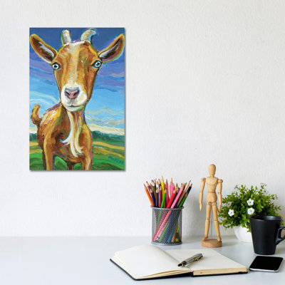Lillie The Goat by Robert Phelps - Gallery-Wrapped Canvas Giclée on Canvas