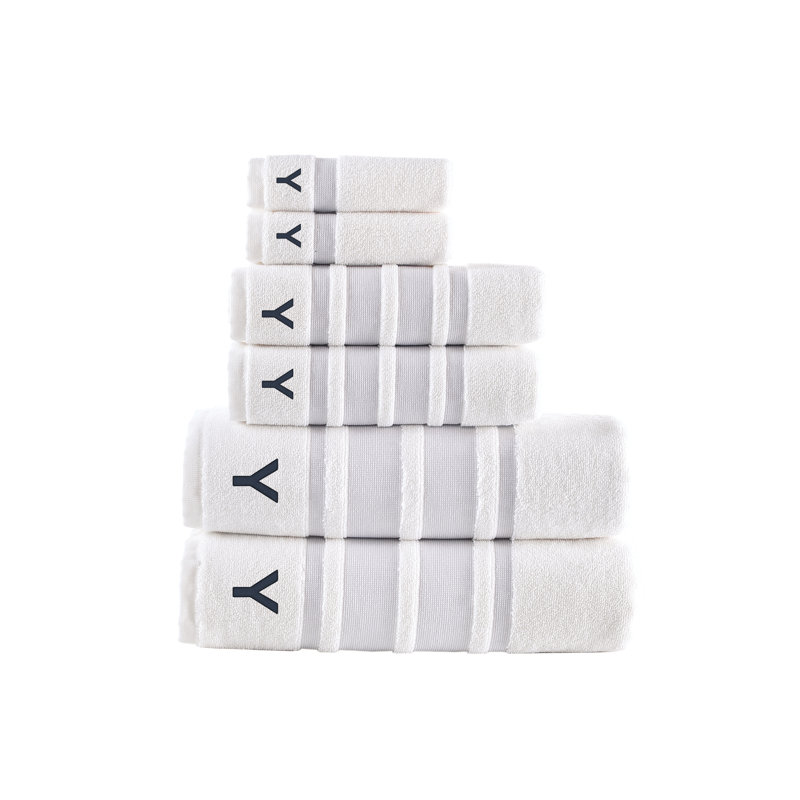 Clarion 6 pcs Towel Set, Silver, Y