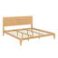 Lit plateforme en bois de bambou-1258200354