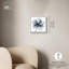 Art floral bleu sur toile Morning Petalia II par -354504389-351600410-354504392