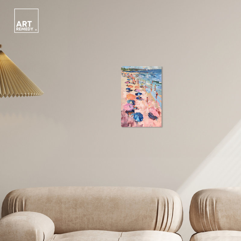 Beach Side Joys, Toile tendue, H 15 po x l 10 po
