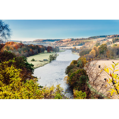 River Spey, Scotland by Peter Burnett - Wrapped Canvas Print