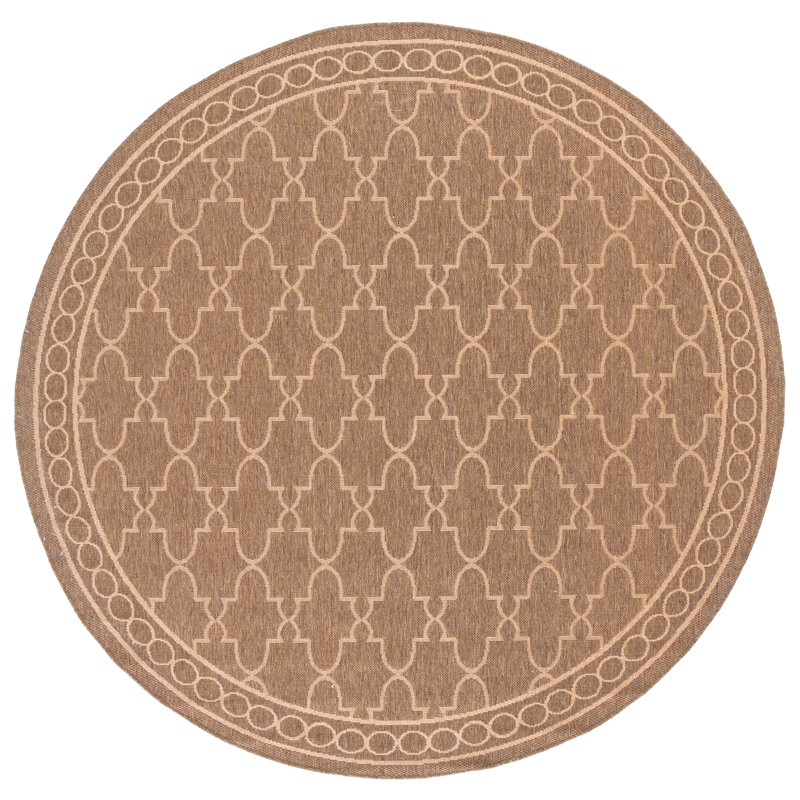 Courtyard Performance Rug, Round 6'7"
