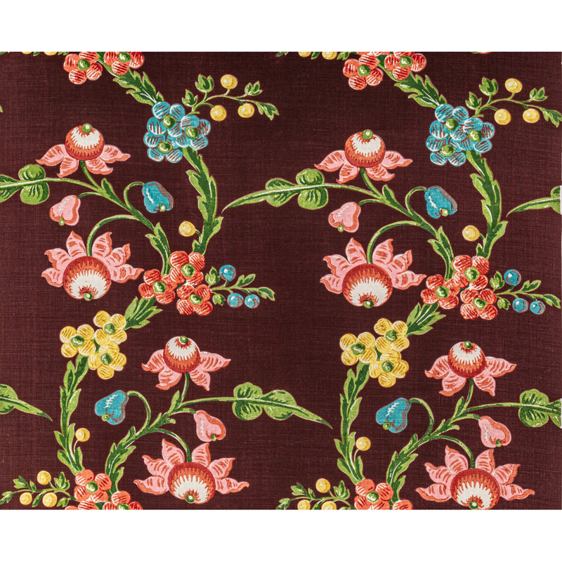 Le Brun 100% Linen Fabric, Aubergine