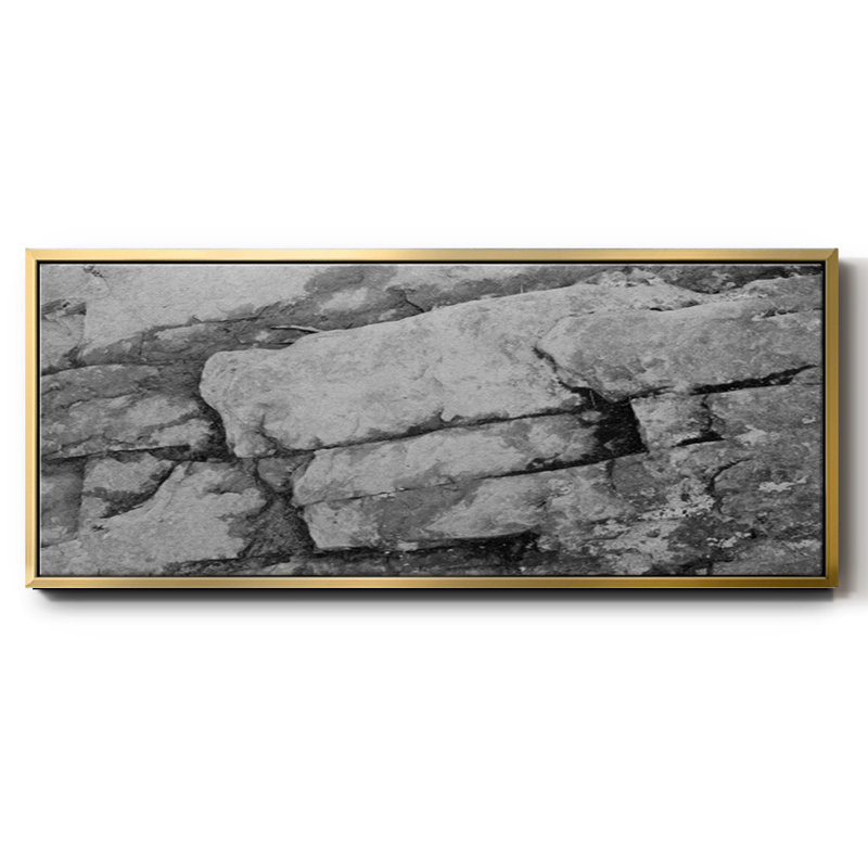 Found Textures XIII- Framed Canvas