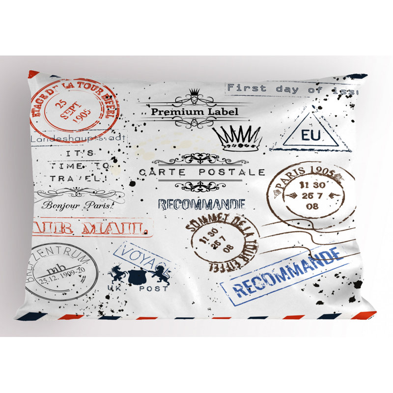 Retro Polyester Sham Set, Twin