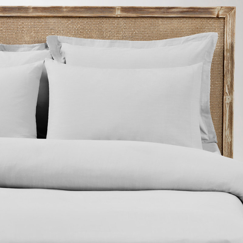 Housse de couette 100% coton Cvja, Housse de couette double TG, Blanc