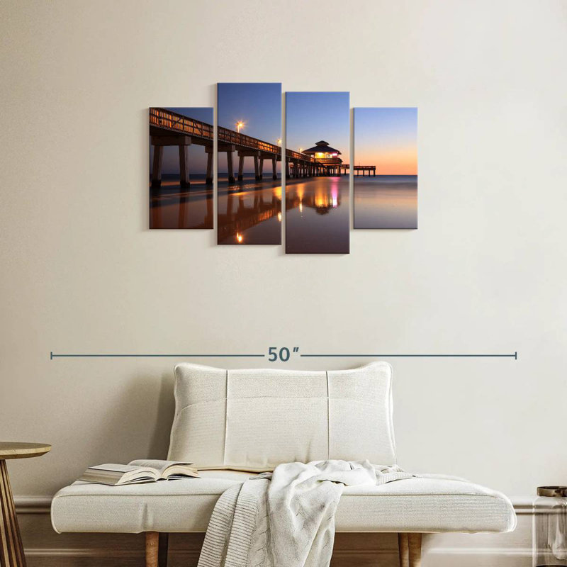 Nicci Myers Beach Boardwalk, H 22 po x l 36 po
