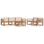 254cm Wide Patio Sectional Set