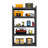 72"h Heavy Duty Shelves, 2000lbs Capacity Metal, Adjustable For Garage, Black Metal Shelving Storage, Capacity,