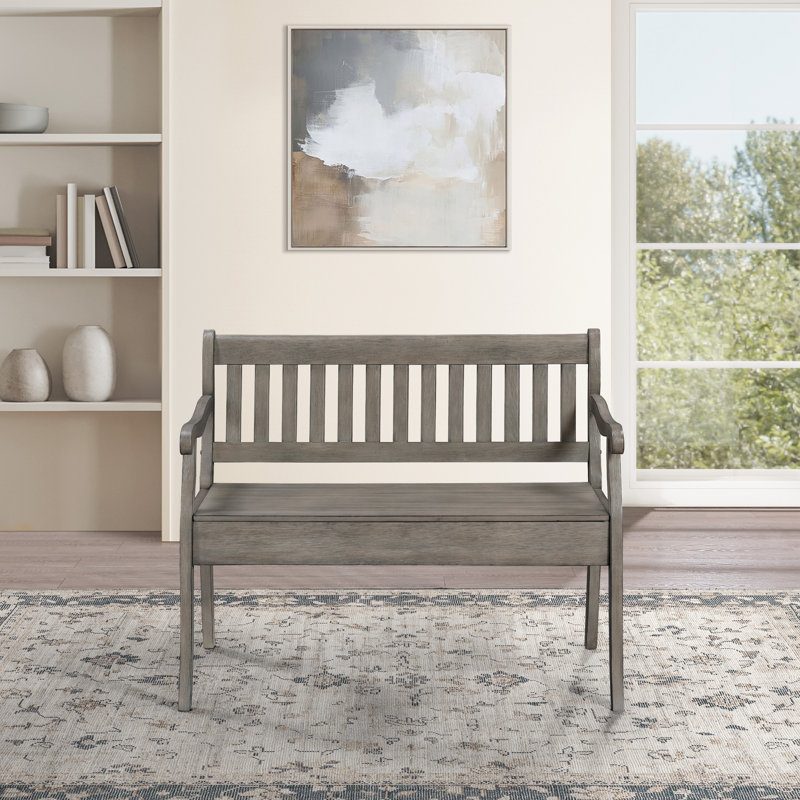 Banc de rangement Wakefield, Pierre dorée