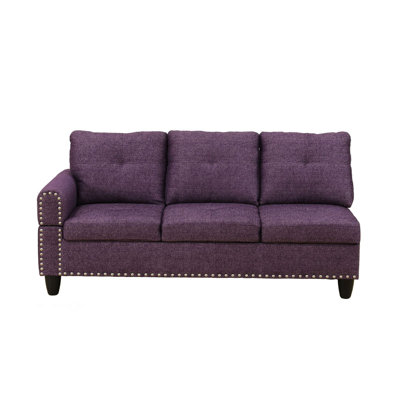 Upholstered L-Shaped Sectional Left Hand Facing