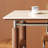 Simple and elegant dining table-330679187