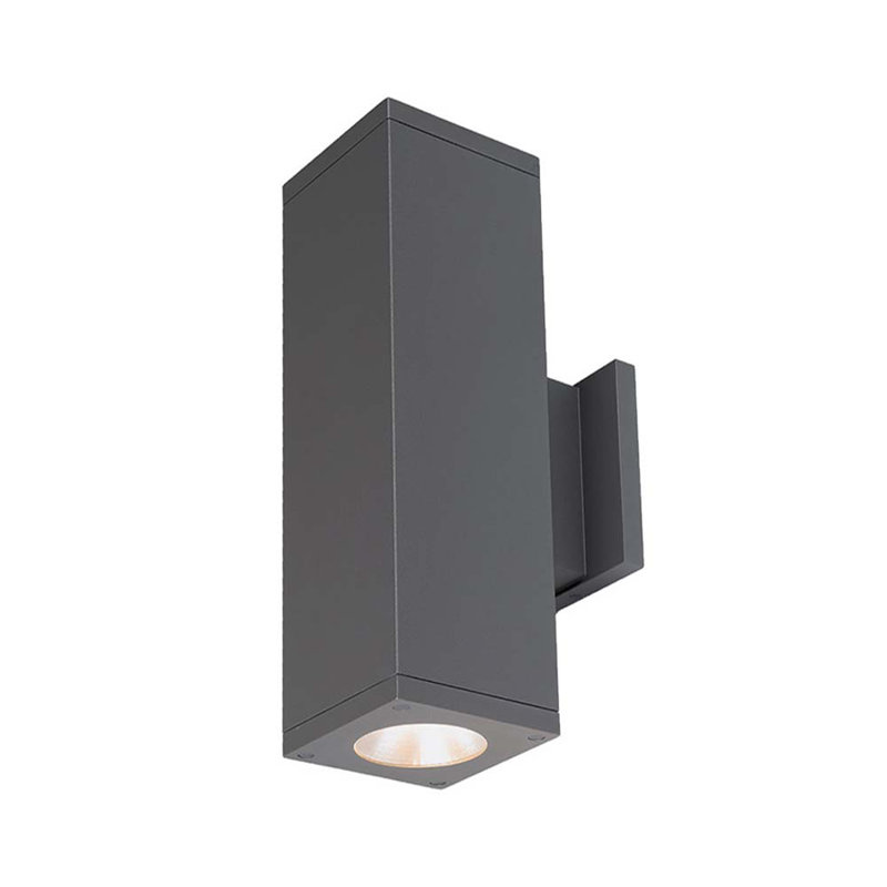 LED Wall Light, Black, 3500, 17.88" H x 5.5" W x 8.25" D