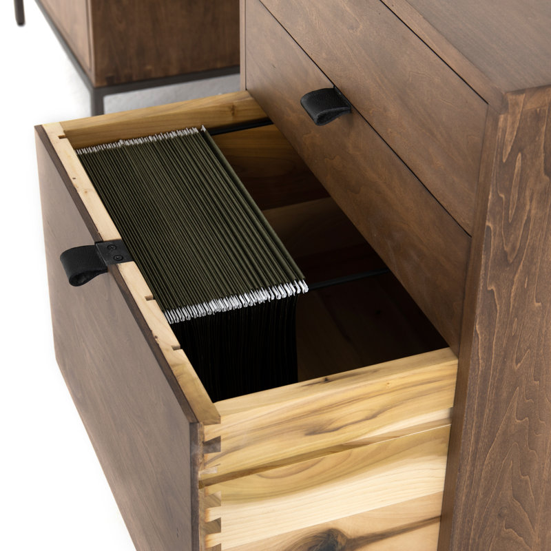 Trey Solid Wood Executive Desk, Auburn Poplar