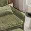 Chaise d'appoint convertible rembourrée en velours côtelé-1488344168