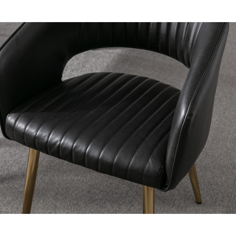 Chaise d'appoint Raiha, Noir