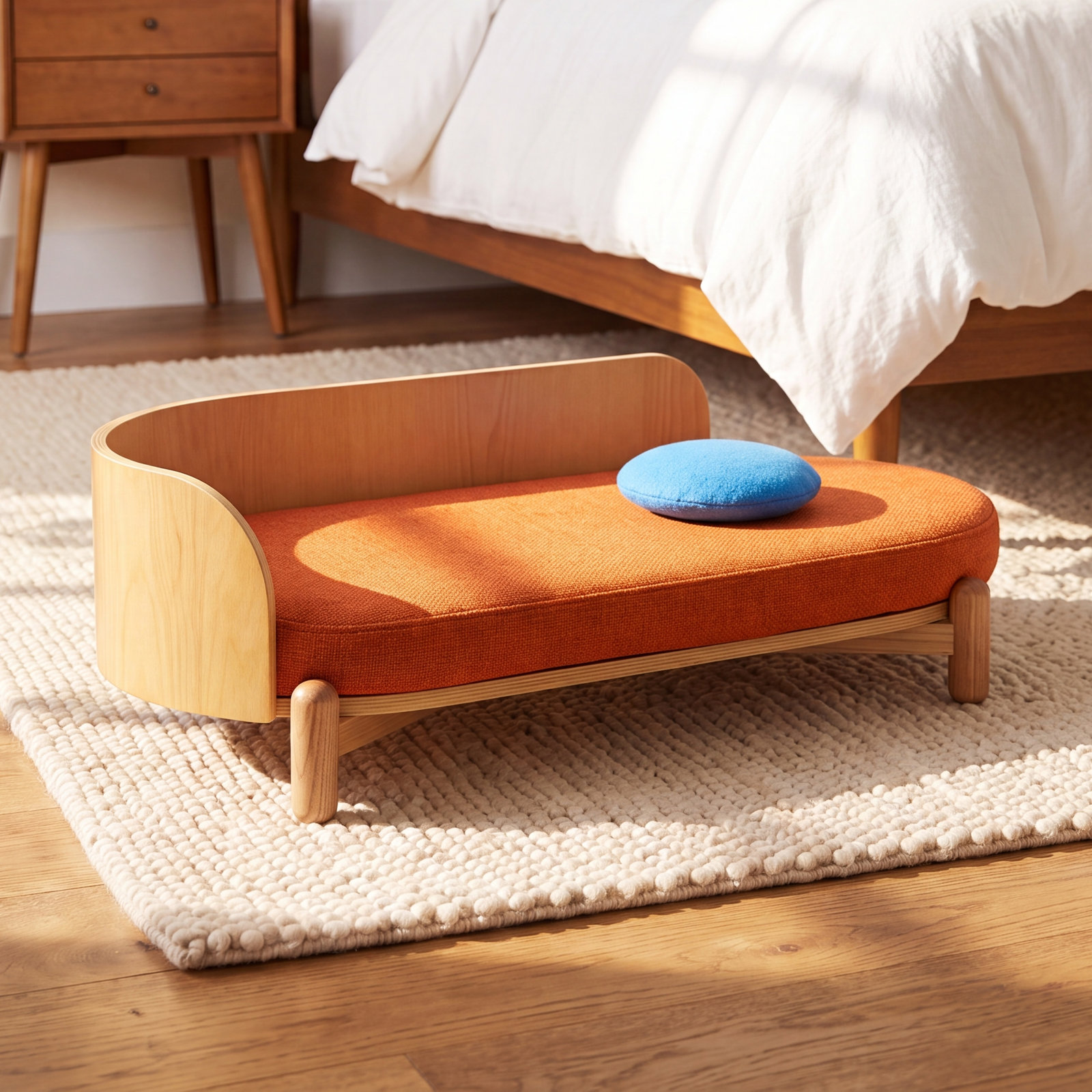 Azel Wooden Pet Sofa Couch