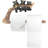 Towel Bar in Whimsical 3 Black Bears Hanging on Tree Branch Design for Bath/Kitchen Towel Holder Hanging Bar Arm Wall Mounted Rack