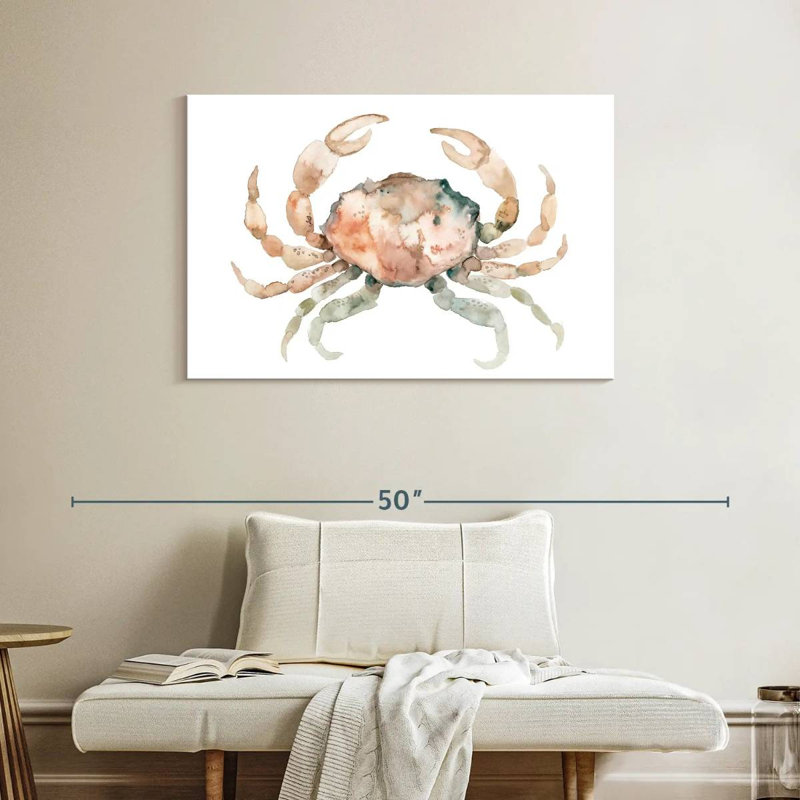 Brampt White Crab, 26" H x 39" W