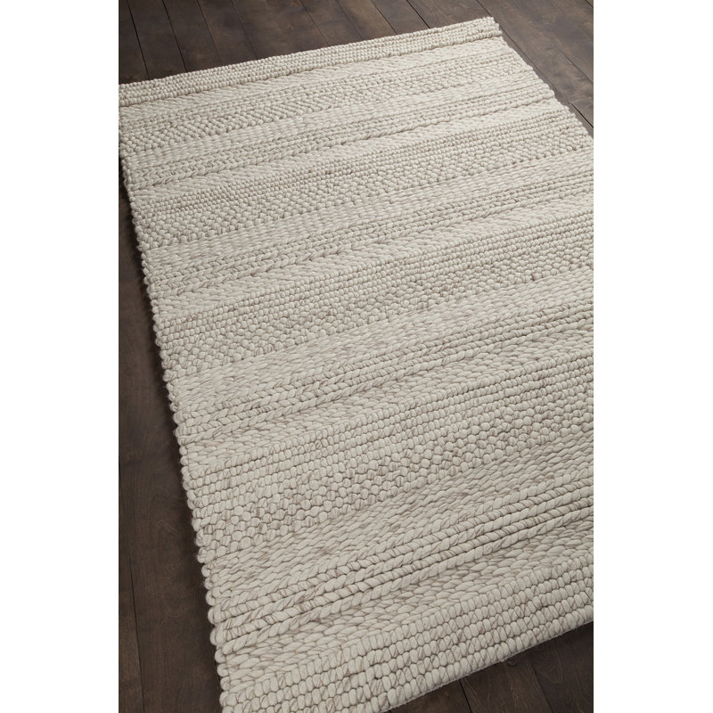 Tapis contemporain en laine naturelle tissé à la main Penn Authentic, Rectangle 5 pi x 7 pi 6 po