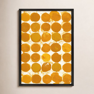 Satori Dots Pattern Curry Print