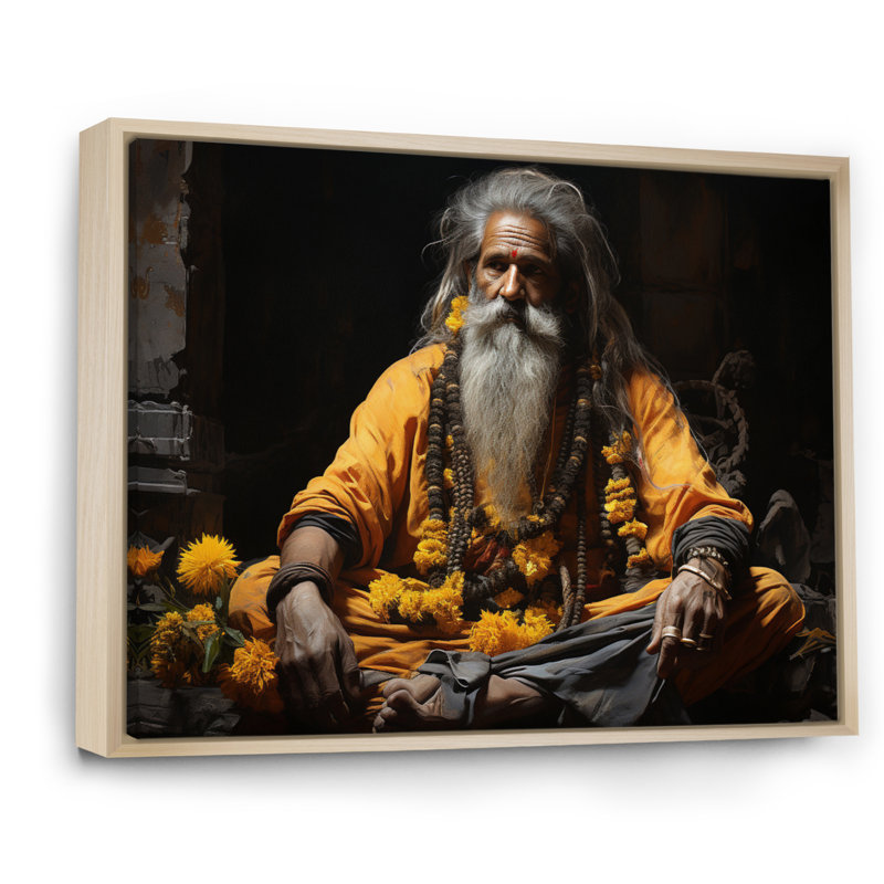 «Sacred Pilgrimage II», impression sur toile, H 16 po x l 32 po x P 1 po, Cadre naturel flottant