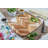 Acacia Herringbone Rounded Edge Cutting/Serve Board With Inset Handles, Small