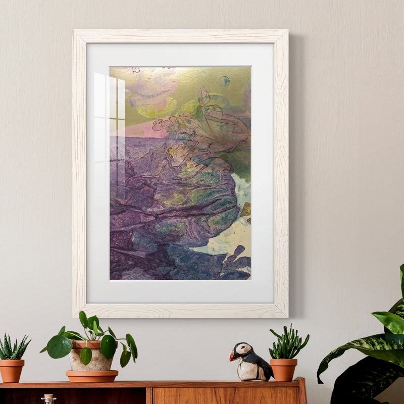 Paysage encadré de qualité supérieure de Monet mat prêt à accrocher, H 20 po x l 17 po x P 1 po, Blanc
