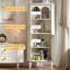 Buffet décoratif rétro en bois massif blanc