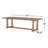 Daila Pine Solid Wood Dining Table-1166990895-1187132582