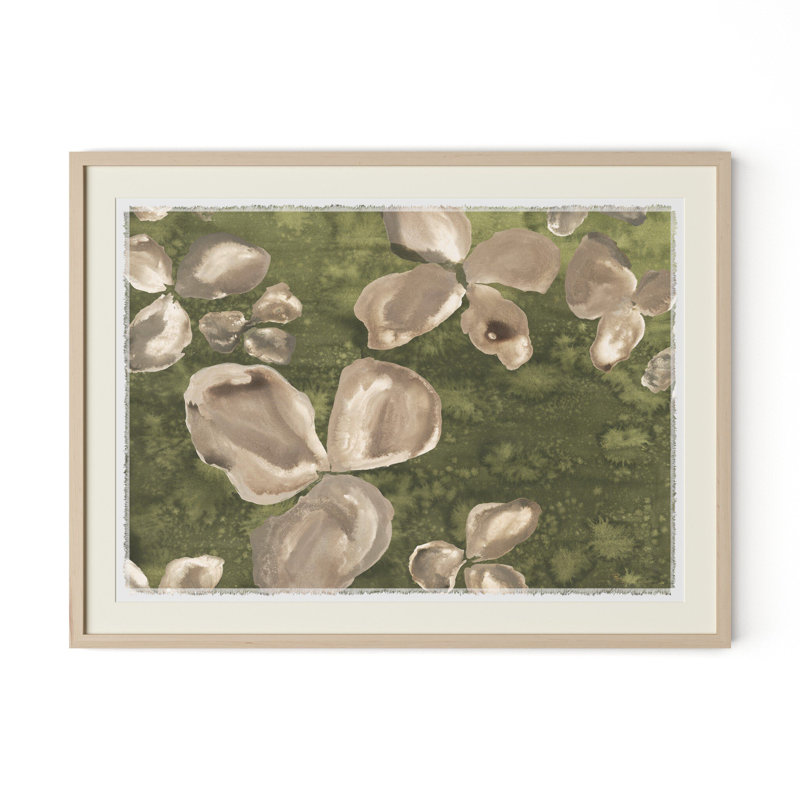 Sub Tropic Painting by Molly Franken, Beige, 32" H x 24" W